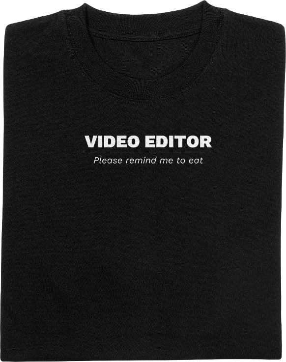 Video Editor – Please Remind Me to Eat | Dark